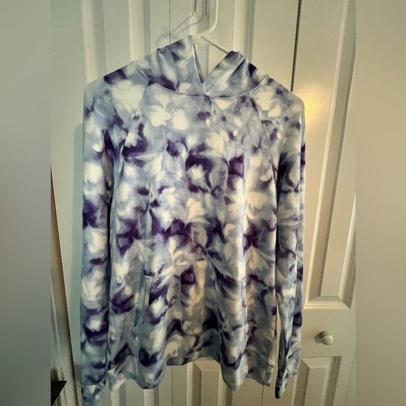 Althleta Girl Blue tie dye hooded sweatshirt size XXL - Picture 1 of 5